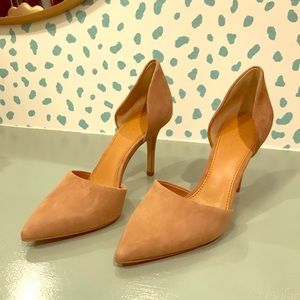 J Crew Lana Suede D’Orsay Pumps